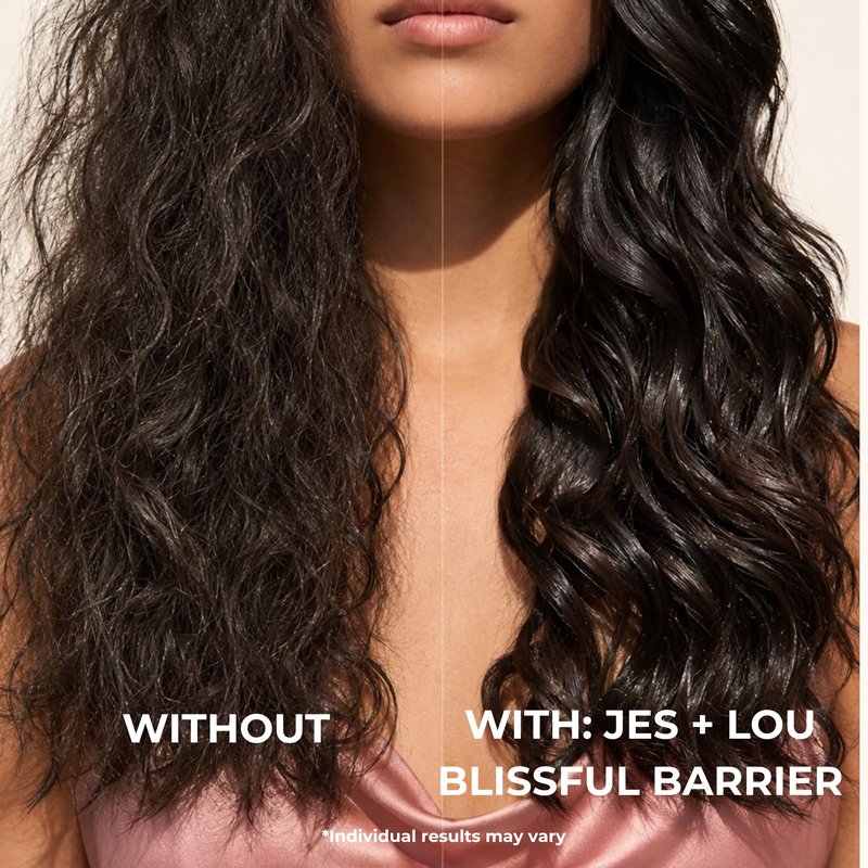 Jess & Lou Beauty Heat Protectant Spray with Natural Ingredients for Smooth, Frizz-Free Hair, Sulfate-Free Vegan Thermal Protection Mist for Blow Dry & Flat Iron, Toxin-Free Shine Spray (4 fl. oz)