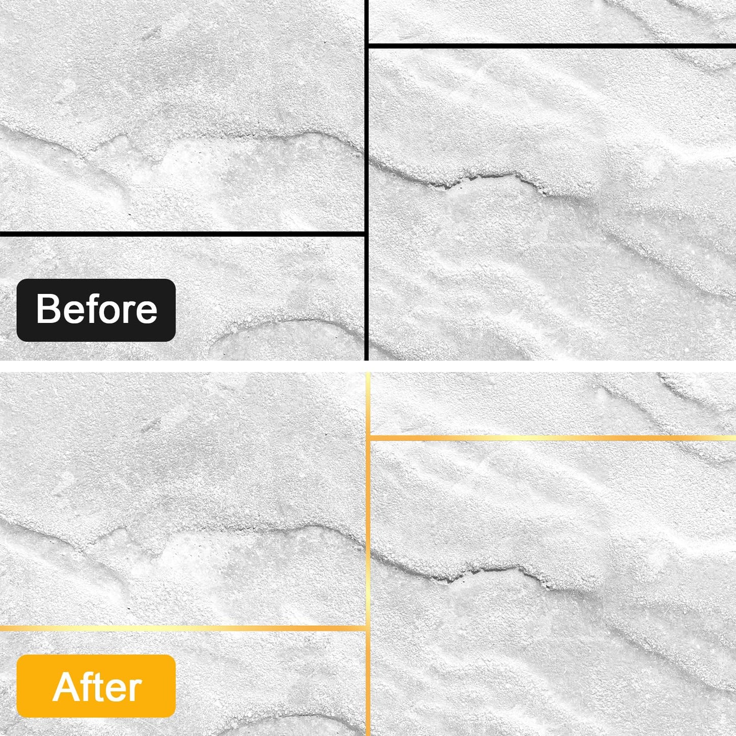Zonon 3 Rolls 0.2" 0.4" 0.6" Gold Washi Tape 54.7 Yard Solid Foil Self Adhesive Polyester Film Metallic Tape for Detailing Graphic Arts for Crafts Walls Cars and Boats Trim(0.2'')