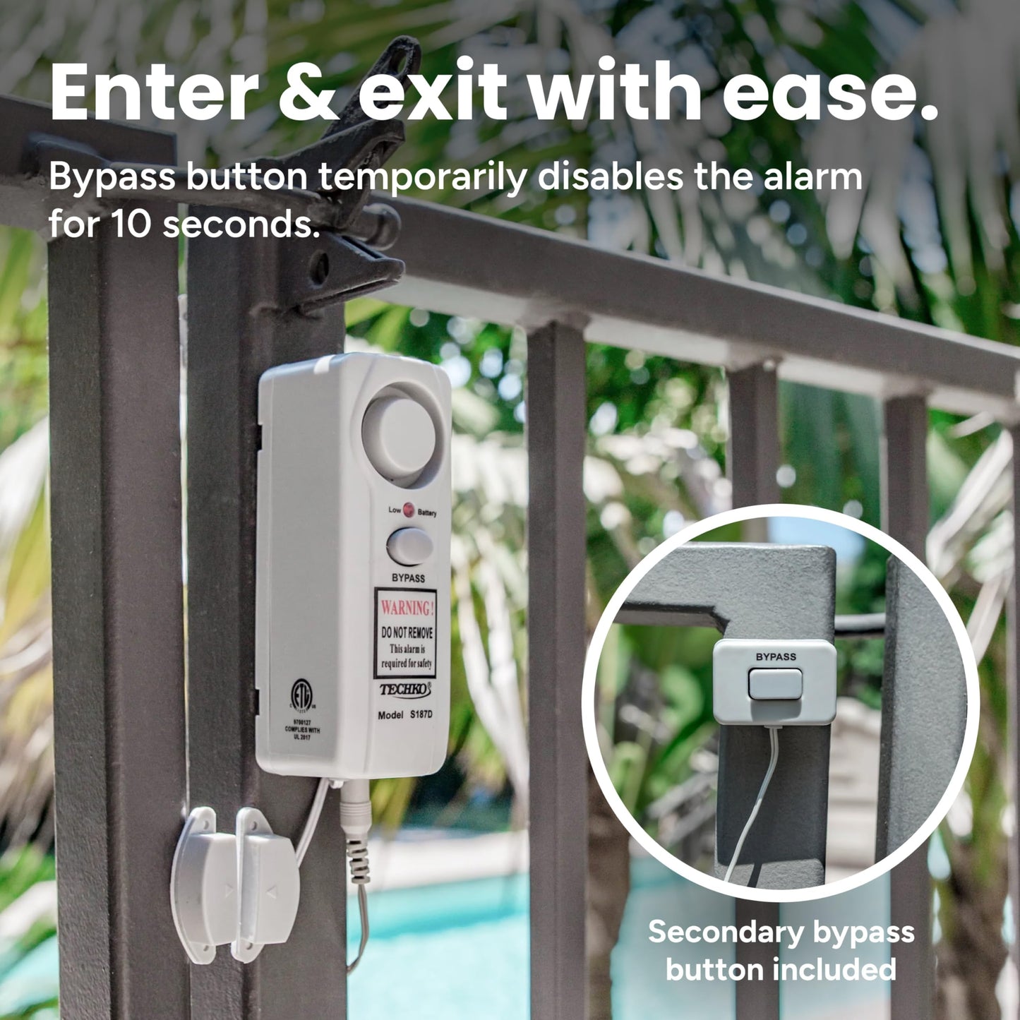Techko S187D Safe Pool Alarm