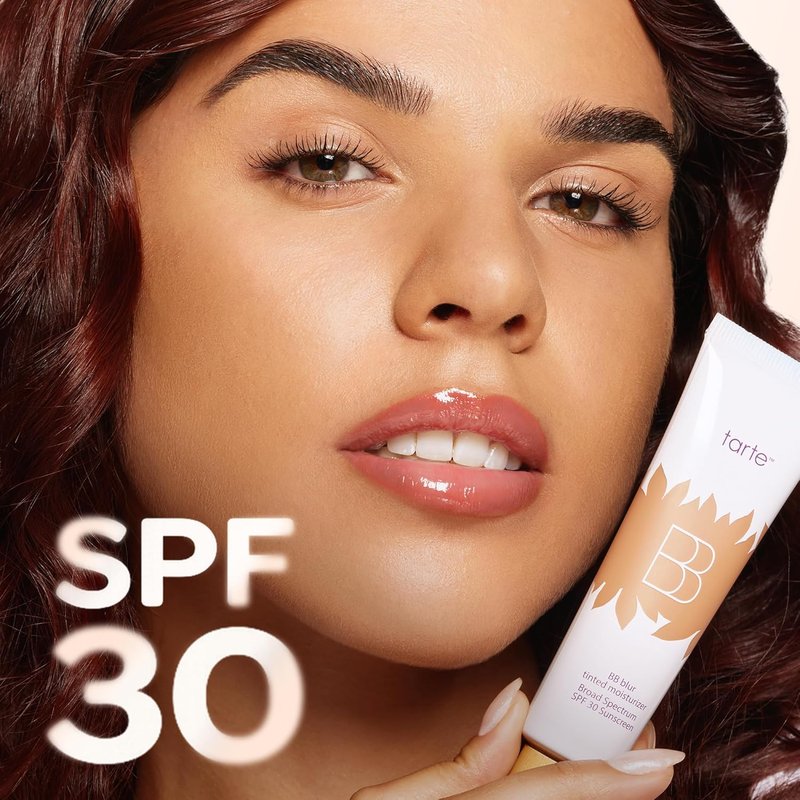 Tarte BB Blur Tinted Moisturizer - Broad Spectrum SPF 30 | Medium Buildable Coverage, Vegan & Lightweight Matte Finish