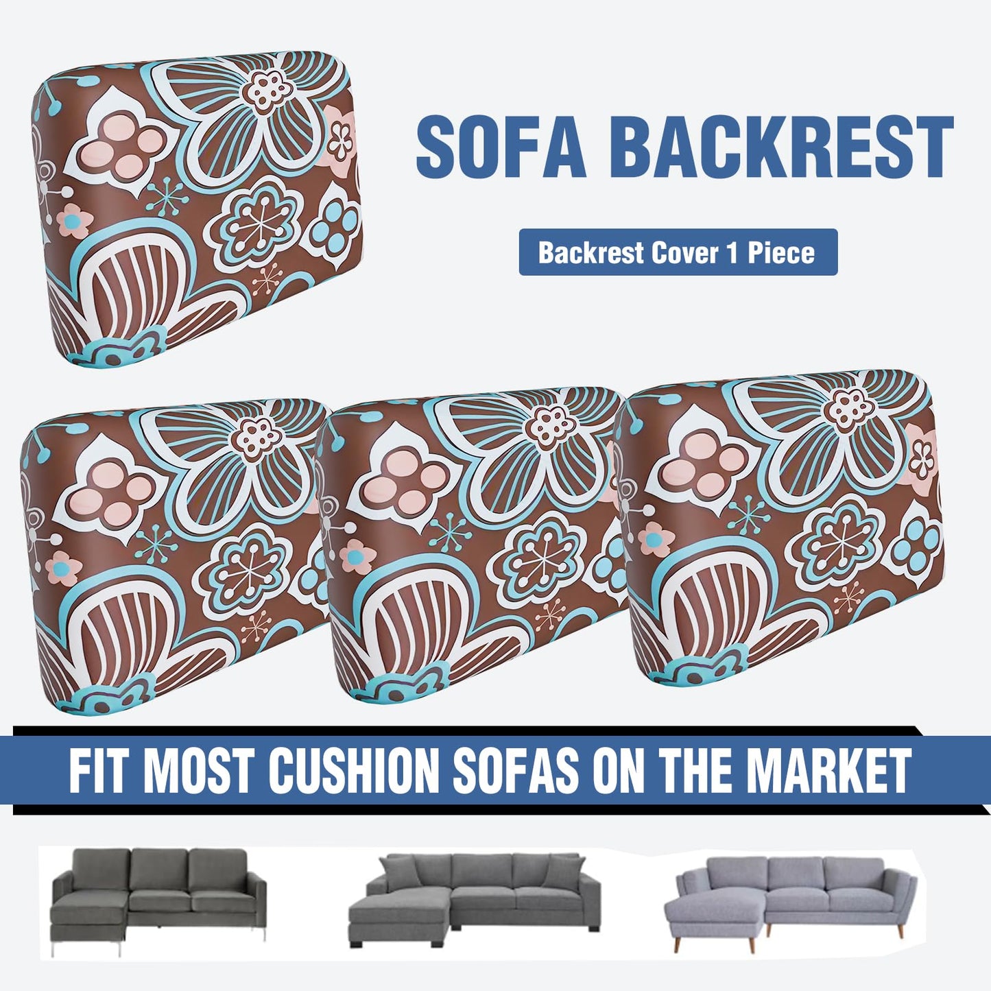Gdmhy Stretch Couch Cushion Covers for Individual Sofa Seat Cushion,Washable Cushion Slipcover for Chair Loveseat Sofa Cushion,Furniture Protector Sofa Cover(Backrest or Seat)