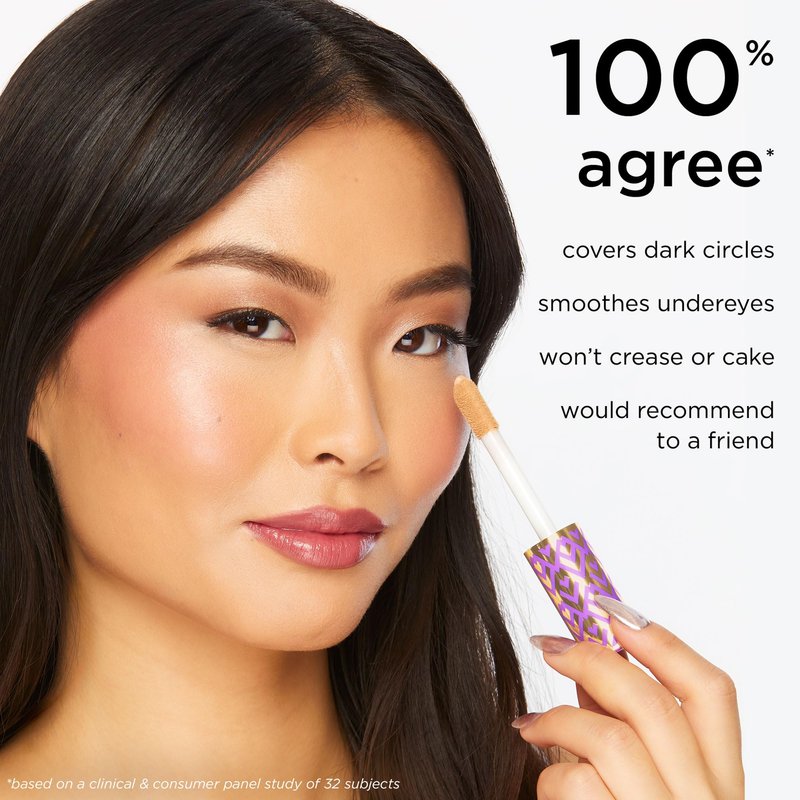 tarte shape tape concealer & brush – Instant Full Coverage for Under Eye, Dark Circles, Redness & Discoloration, Dermatologist-Tested, Vegan, Cruelty-Free, full size, 20B light