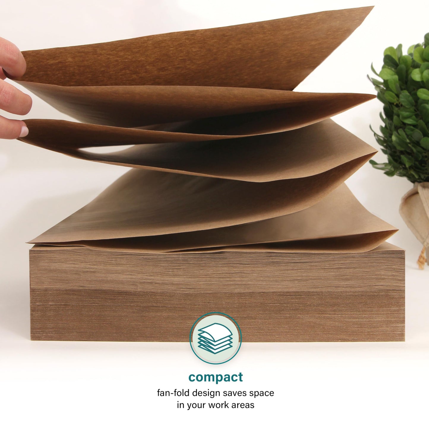 Elementree Brown Packing Paper Sheets for Moving & Shipping - 250 Count (229 Feet) - 14.5" x 11" Sheet Size - Sustainable Void Fill Packaging Made in the USA - Kraft Paper Thickness (00923)