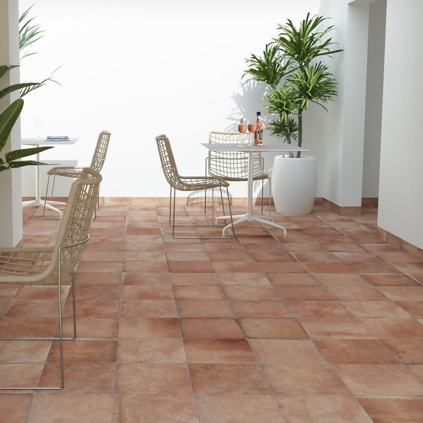 Benisa Cotto 11-7/8" x 11-7/8" Porcelain Floor and Wall Tile