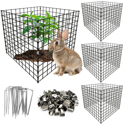 12x12 Inch Chicken Wire Mesh Plant Protectors from Animals Garden Netting Plant Covers Bird Netting for Garden Plant Cages for Outdoor Plants Garden Cloche