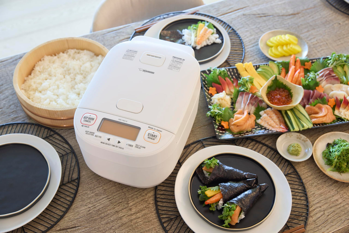 Zojirushi NW-YNC18WA Induction Rice Cooker and Warmer10 Cup, White