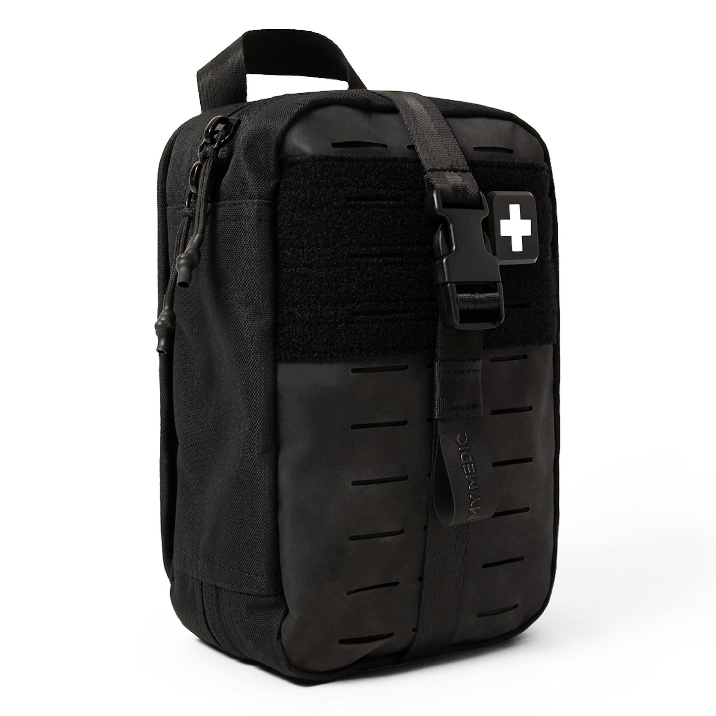 MY MEDIC MyFAK Standard Ifak First Aid Kit - 132 Life Saving Trauma and Medical Items - HSA&FSA Eligible Survival Kit for Camping or Your Car - Black