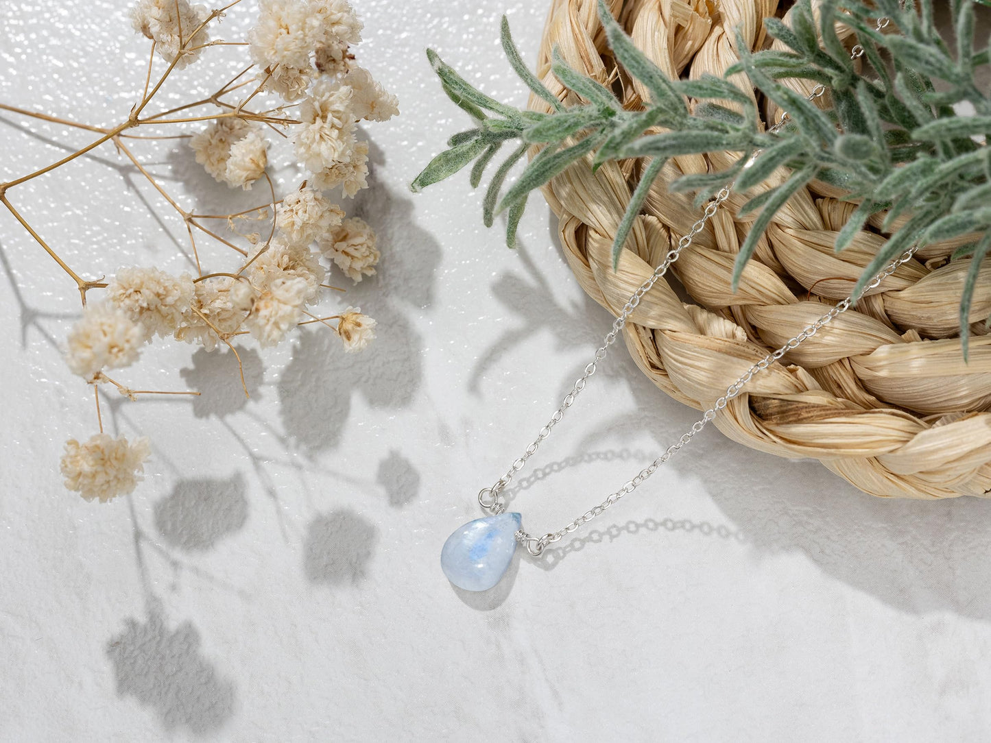 RareLove 2026 Graduation Gifts for Her Happy Graduation Moonstone Necklace Unique Graduation Jewelry 925 Sterling Silver Teardrop Pendant Necklace for Women College Graduation Gifts