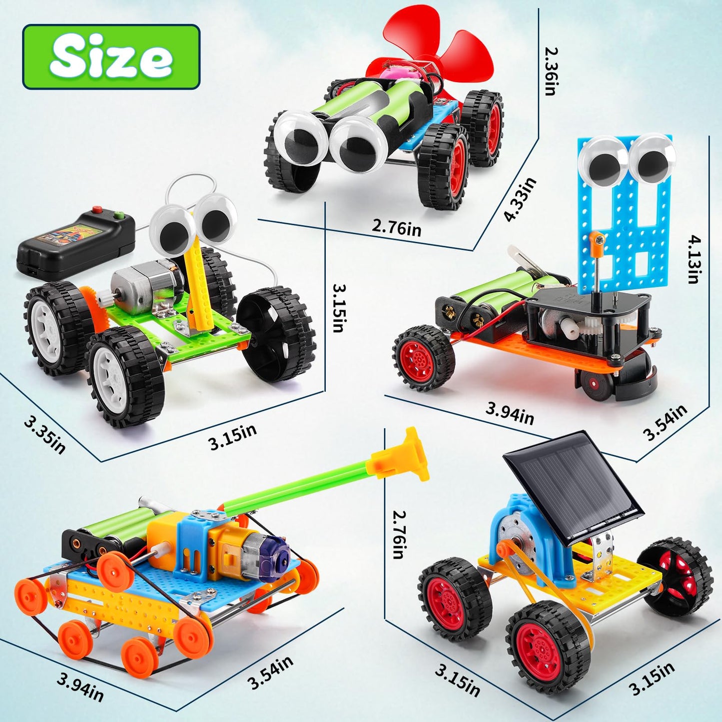 Robot STEM Kits for Kids Age 8-10, STEM Toys for Ages 8-13, Science Building Kit for Boys 6-8 8-12, Robotics Engineering Experiments Projects for 8 9 10 12-14 Year Old Boys Girls Birthday Gift