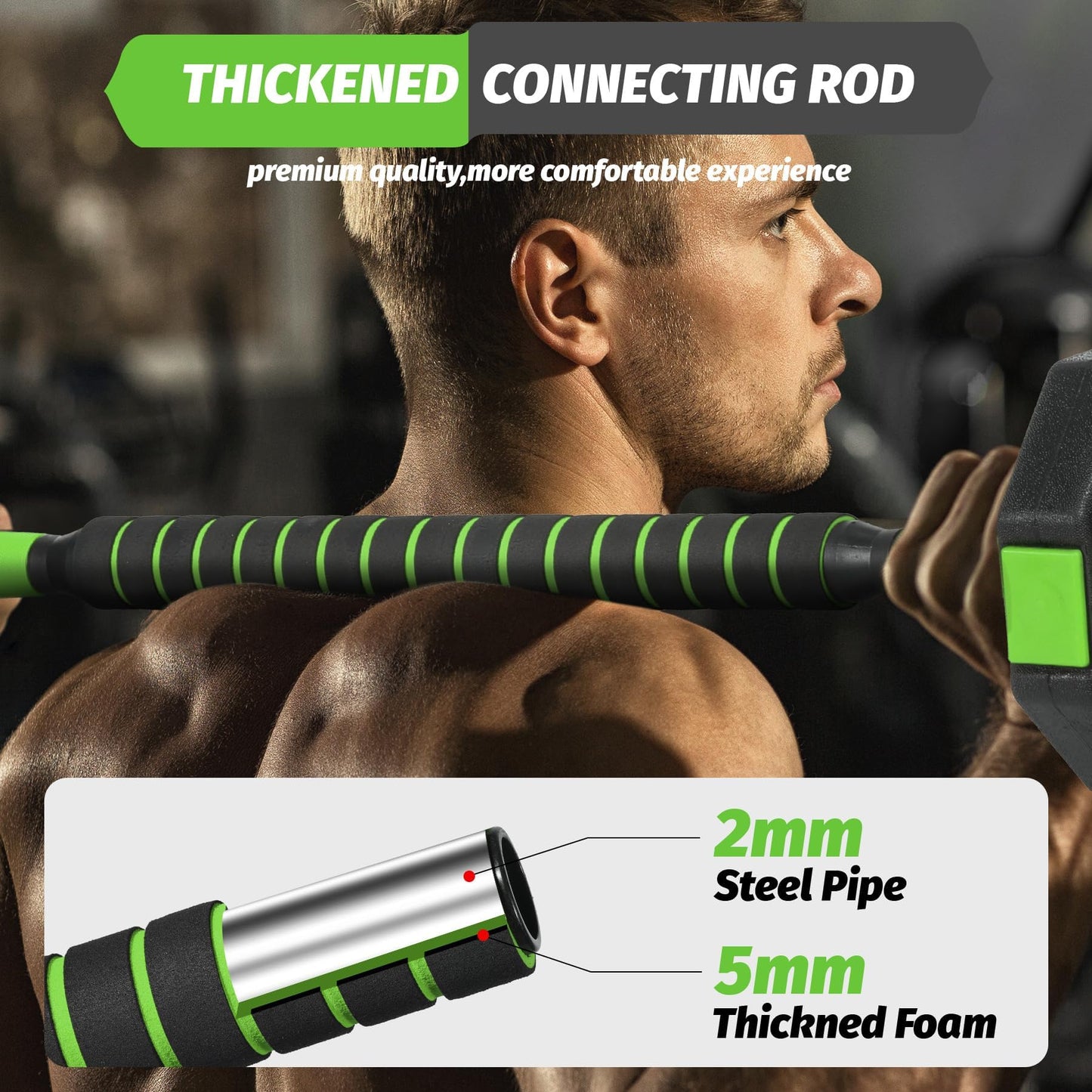 Adjustable Dumbbells Set 44/66/88LB, 4-in-1 Free Weight Set with Barbell Connector, Used As Dumbbells/Barbell/Kettlebell/Push-Up Stand, Strength Training Equipment for Home Gym for Men, Women & Youth