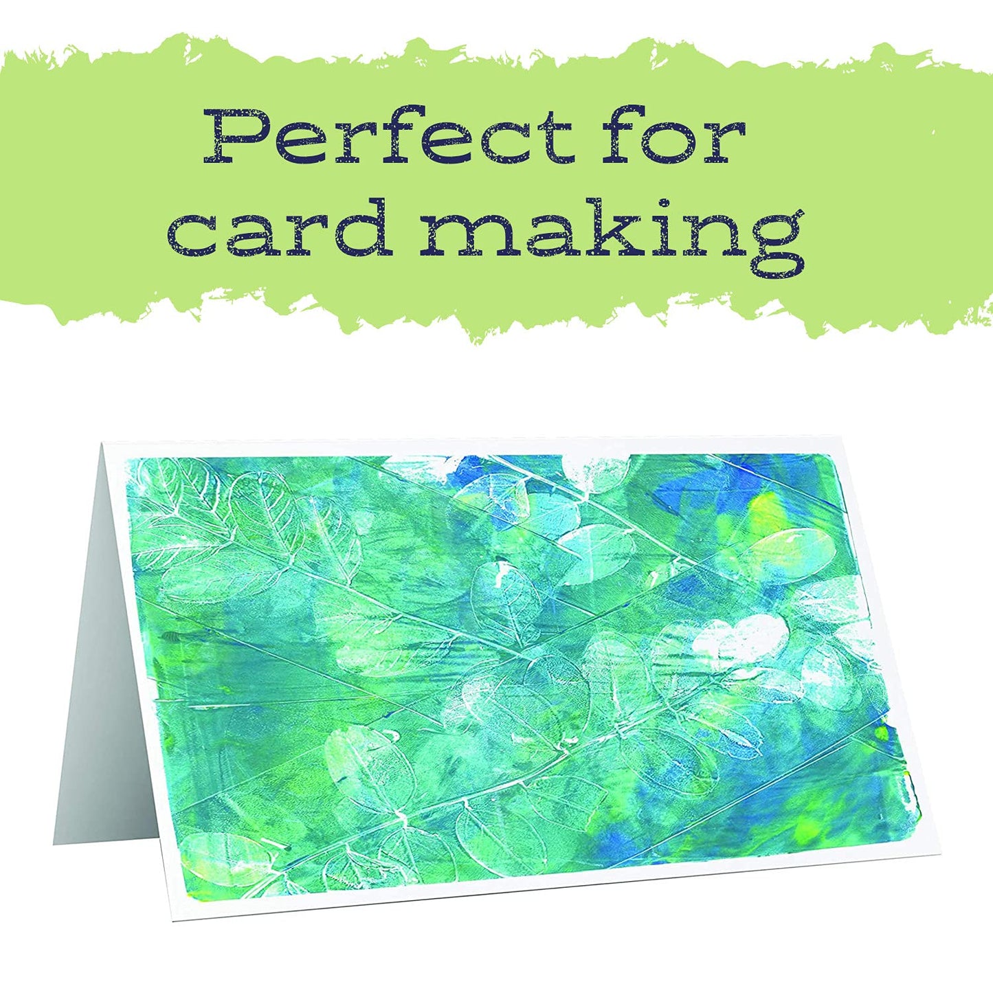 Gel Press Monoprinting Print Plate - 5” X 7” Gel Plate - Printmaking Supplies - Reusable Gel Printing Plate for Press Art for Card Making, Scrapbooking, Journaling, Arts and Crafts, Home Decor