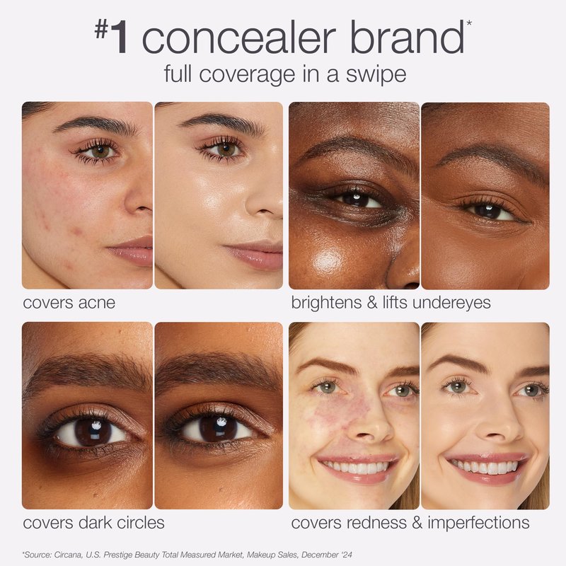 tarte shape tape concealer – Full-Coverage Creaseless Soft Matte Finish, Brightening Under-Eye & Face Makeup, 16hr Longwear, Vegan & Cruelty-Free, full size, 60H mahogany honey