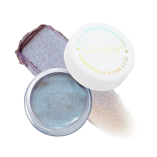 ColourPop Jelly Much Gel Eyeshadow - Glitter Eyeshadow with a Water-Based Gel Formula - Provides Intense Color Payoff with Minimized Creasing & Fading - Hallucinogenius (0.23 oz)