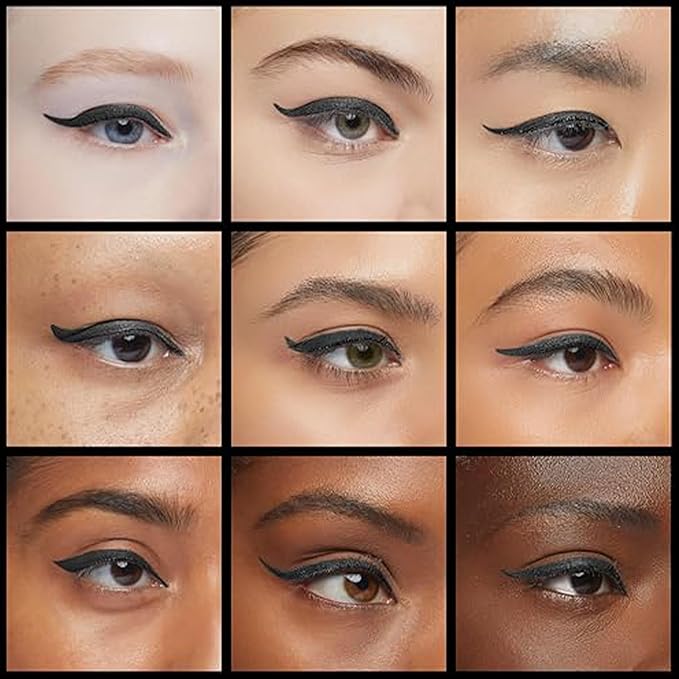 Luxillia Magnetic Eyeliner for Magnetic Eyelashes, Upgraded Strongest Hold, Most Natural Look, Waterproof, Smudge Proof Liquid Liner (Pack of 2) (BROWN)