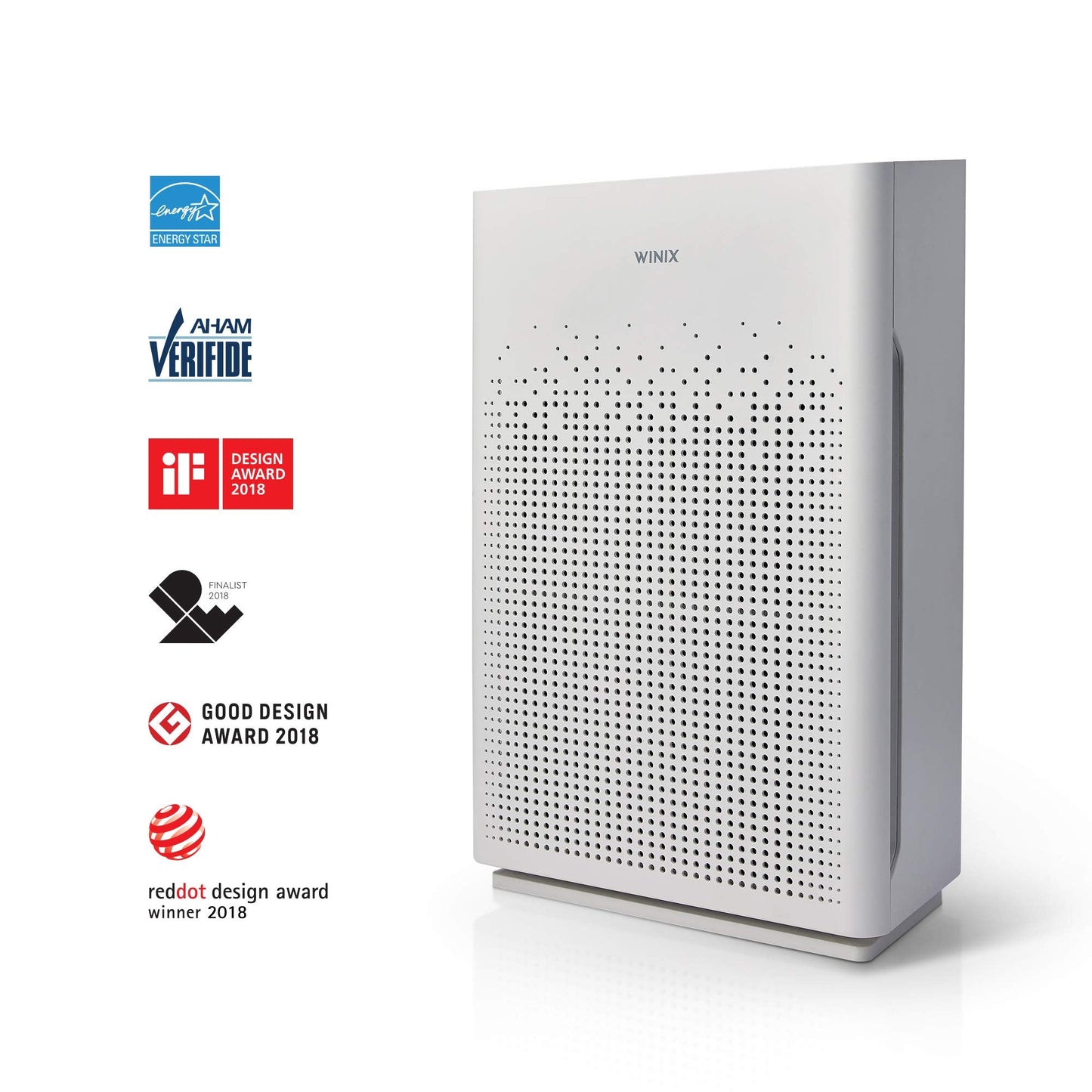 WINIX AM90 Air Purifier for Home Large Room Up to 1740 Ft² in 1 Hr With Air Quality Monitor, True HEPA, Carbon Filter and Auto Mode, Captures Pet Allergies, Smoke, Dust
