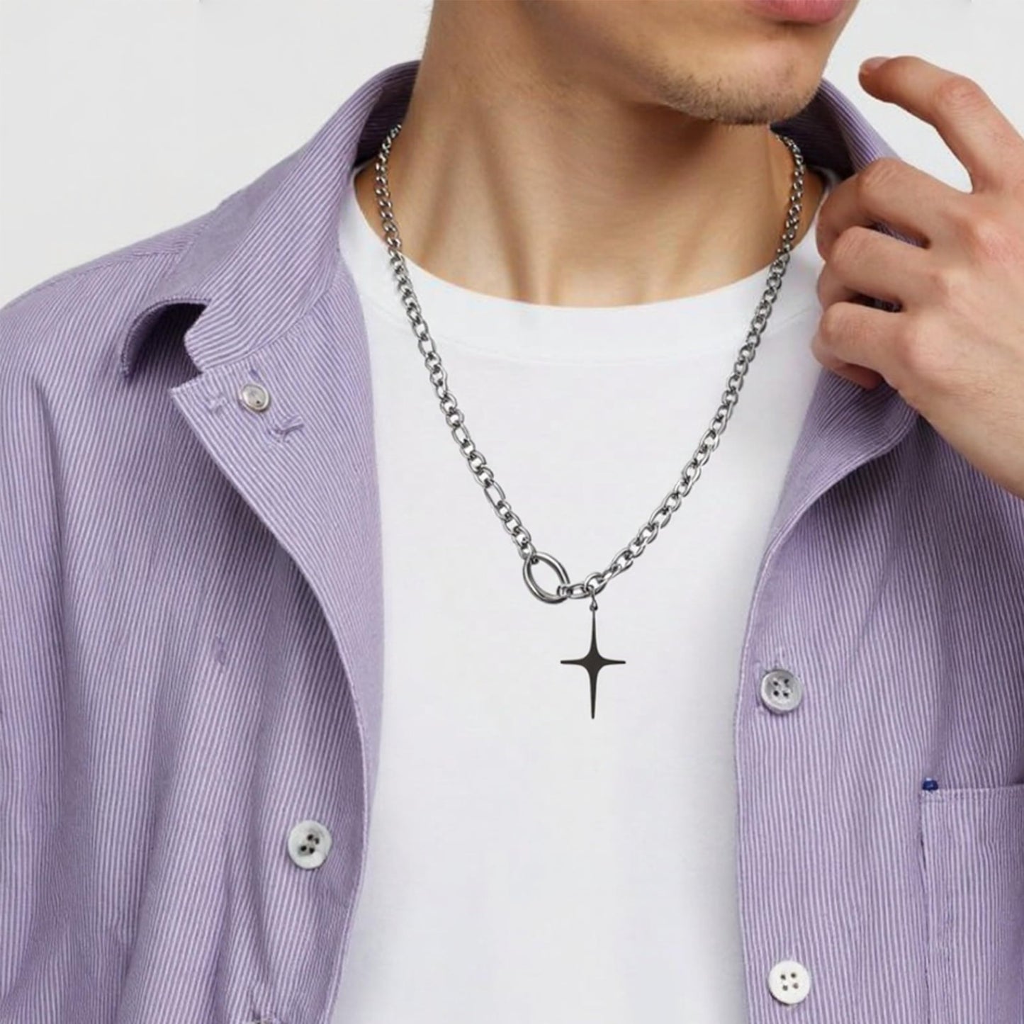 Buyongwant Star Necklace for Women Irregular Y2k Pendant Fashion Hip Hop Versatile Jewelry