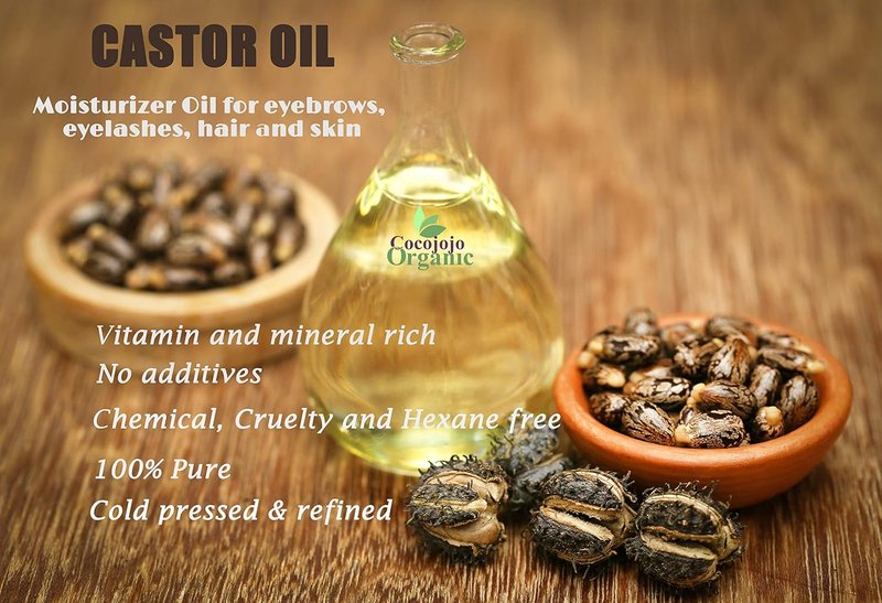 Castor Oil - Cold Pressed Unrefined Hexane-Free Moisturizer for Hair, Skin & Nails | 32 Oz