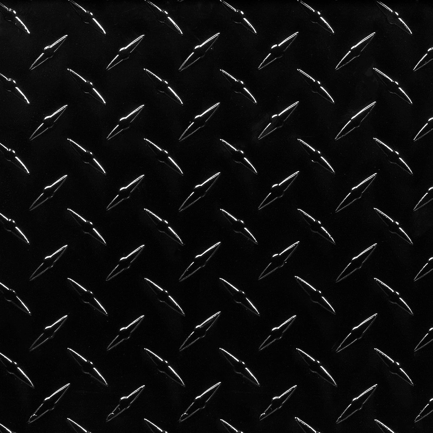 ARKSEN 49 Inch Aluminum Diamond Plate Trailer Tongue Box, Waterproof Under Truck Tool Box for Pick Up Truck Bed, RV Trailer, ATV with Lock and Keys - Black