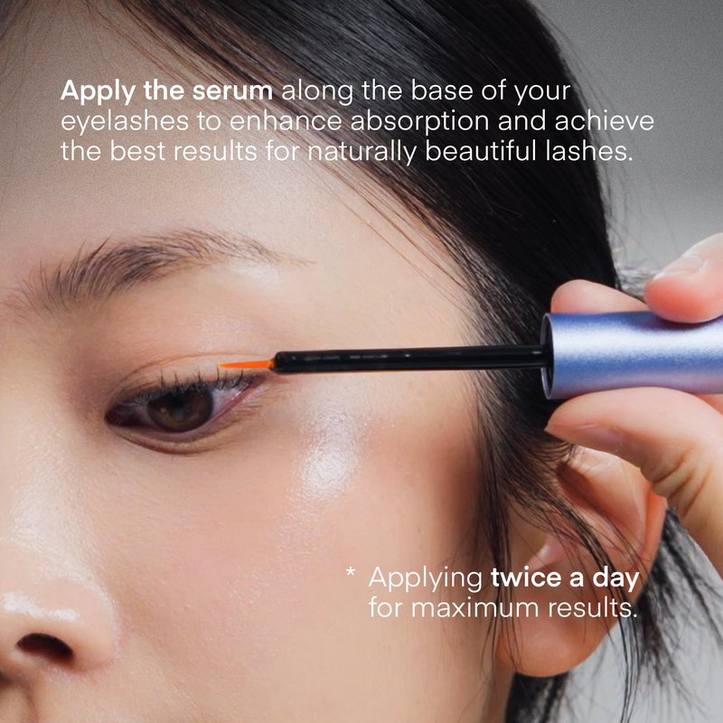 Advanced Enhancing Eyelash Growth Serum and Eyebrow Growth Serum Set for Thicker Lashes and Brows, Longer, Fuller