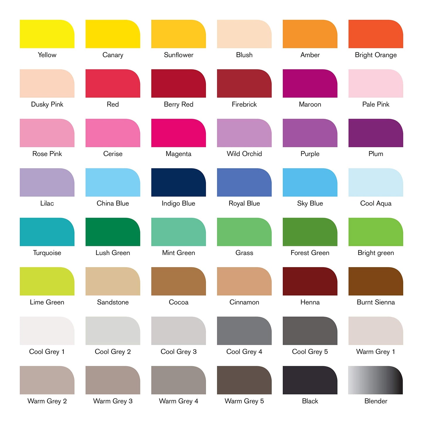 Winsor & Newton ProMarker Brush Set, 48 Count, Essential Collection