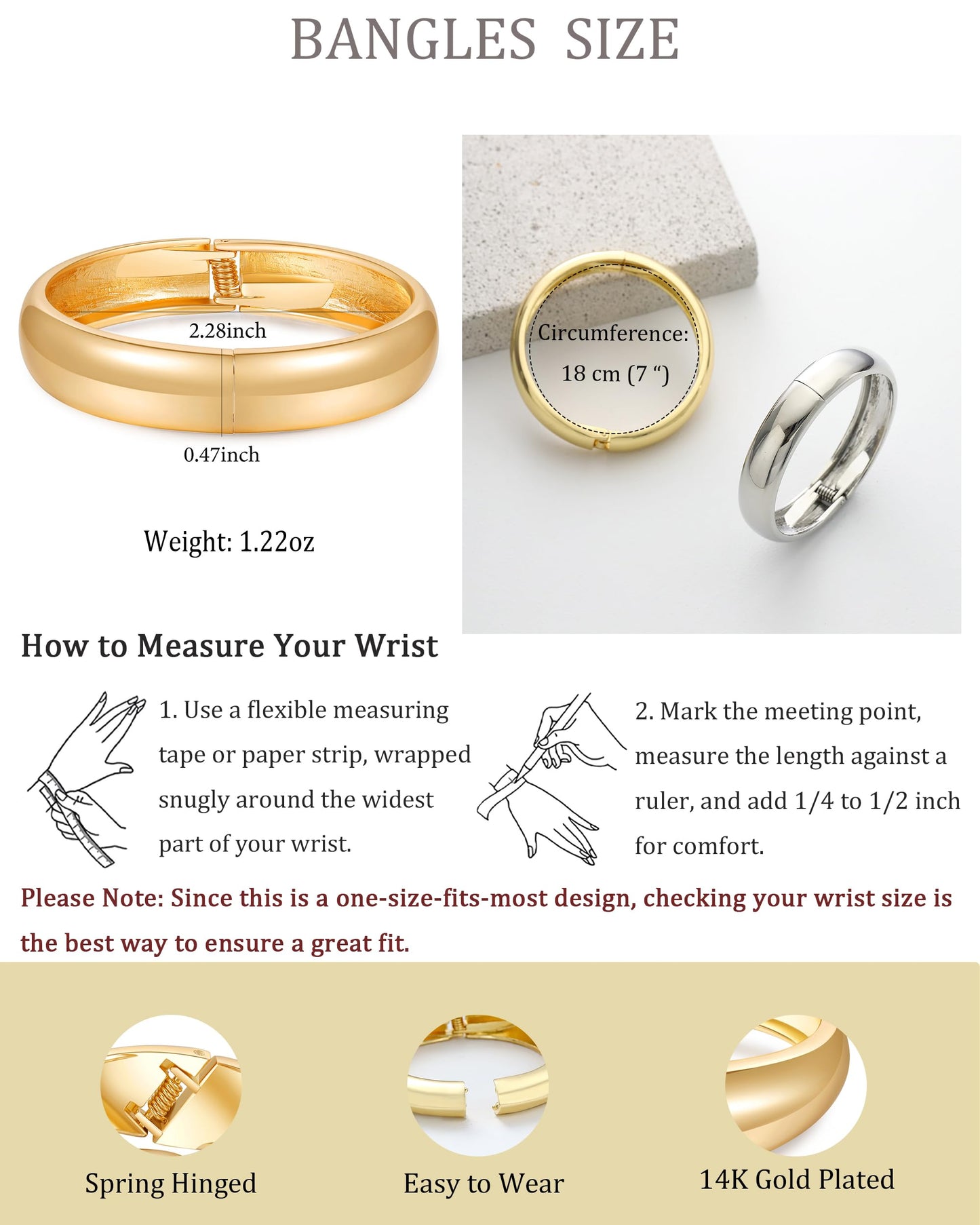 AYWFCBF Silver Bracelets for Women, Trendy Silver Bangles Stack 2pcs Hinged Open Cuff Silver Bracelet Jewelry for Women