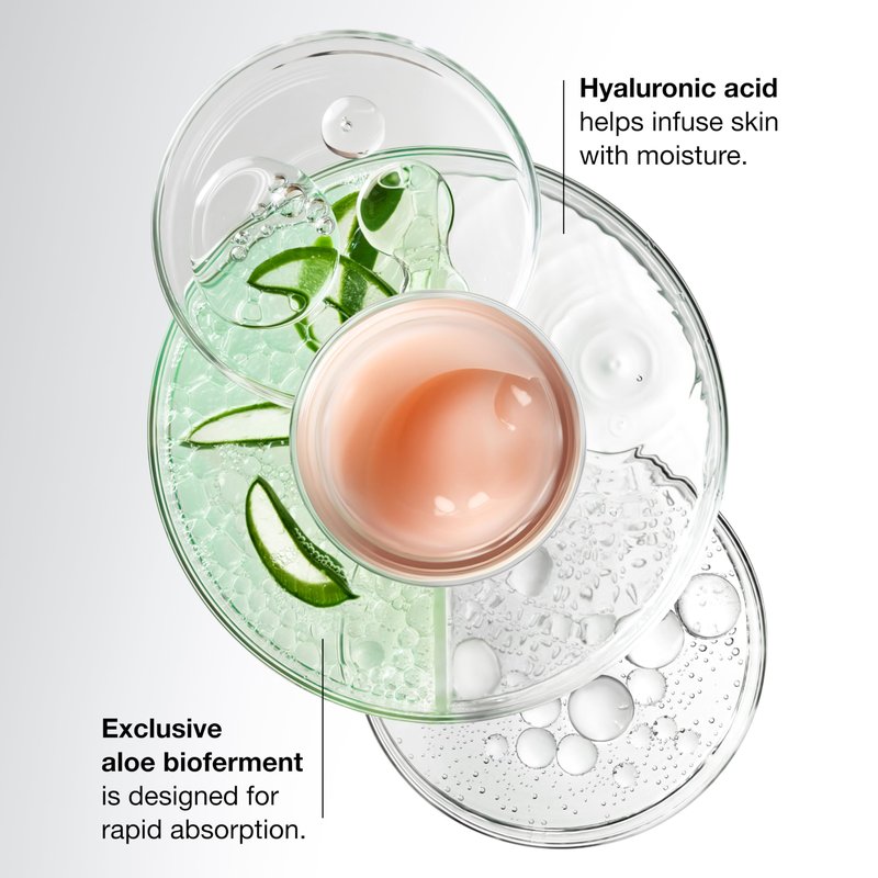 Clinique Moisture Surge 100H Auto-Replenishing Hydrator Oil Free Face Moisturizer | With Hyaluronic Acid, Aloe Bioferment and Vitamins C + E | For All Skin Types | Hydrating + Moisturizing, 4.2 Fl Oz