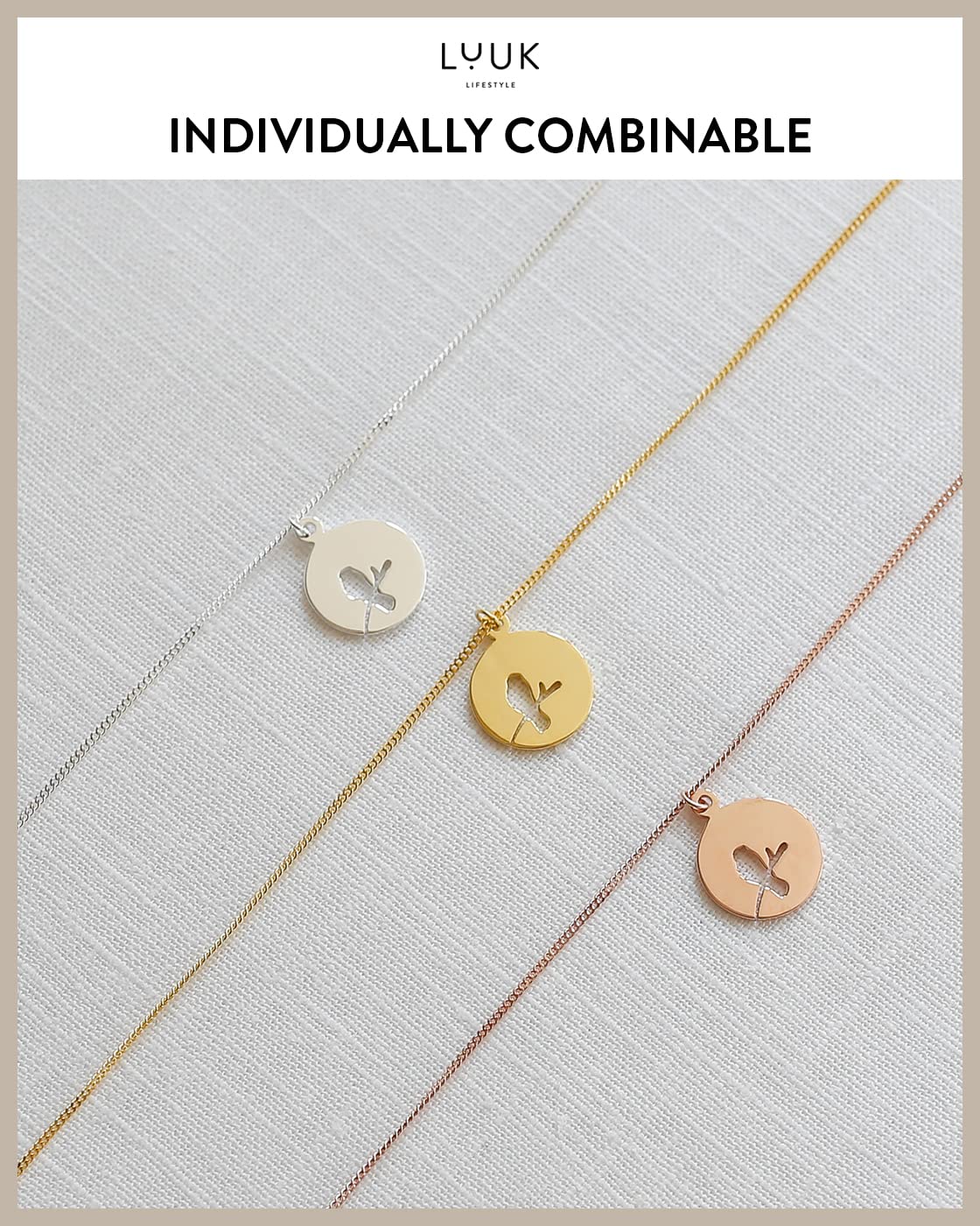 LUUK LIFESTYLE Necklace in 925 sterling silver with Bird pendant and HAPPINESS gift card, lucky charm, women's jewelry, trendy look, 19” chain length, Valentine's Day gift, jewel fashion, silver