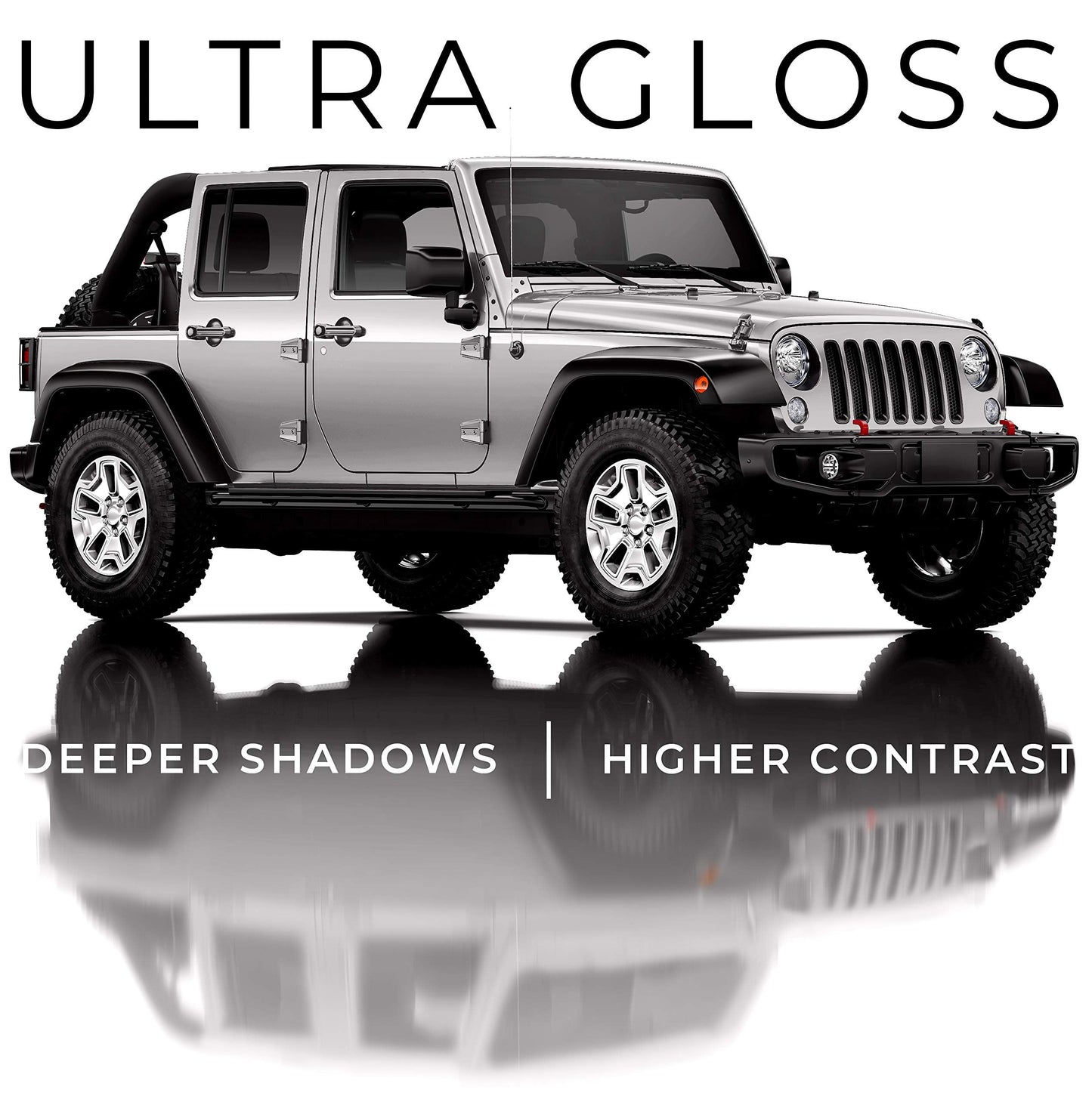VViViD+ Ultra Gloss Light Chalk Grey Vinyl (50ft x 5ft)