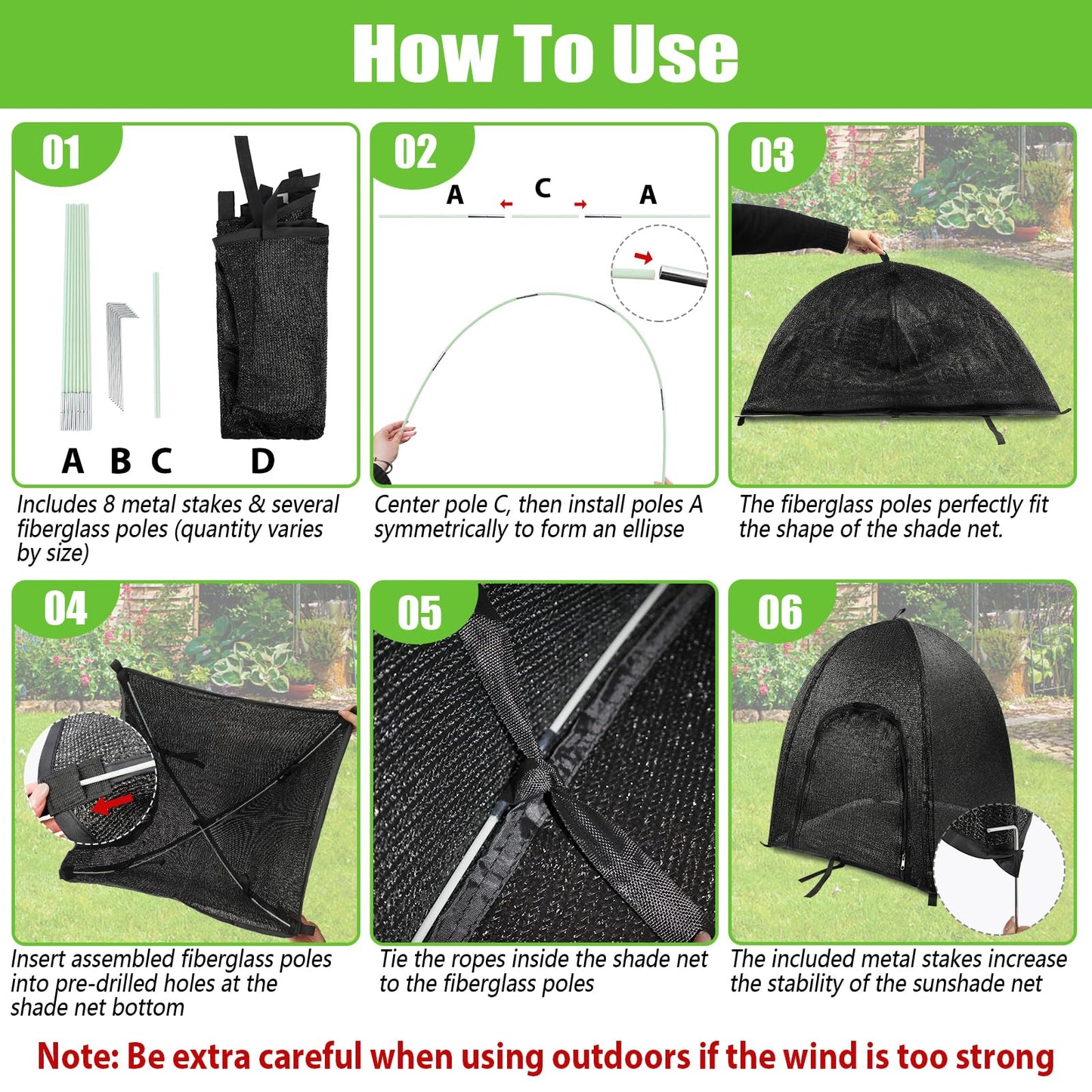 2 Pack Plant Shade Tent, Plant Shades for Outdoor Plants, UV Resisitant 50% Sunblock Shade for Plants Sun Protection, Plant Shade Cover for Flower Potted Plants (28x28x33Inch)