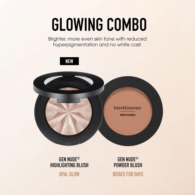 bareMinerals Gen Nude Powder Blush, Call My Blush, Vegan, Cruelty-Free & Dermatologist-Tested