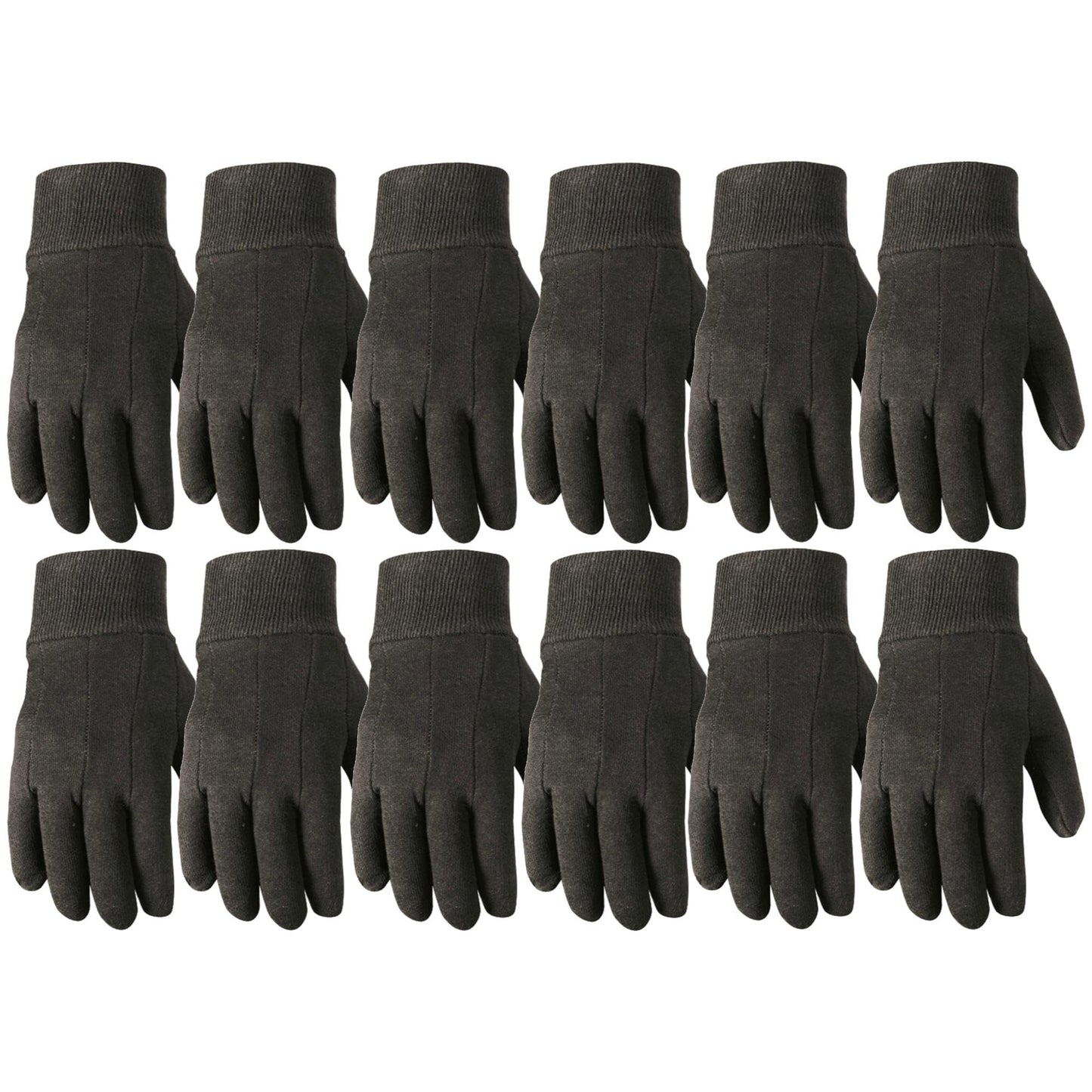 Wells Lamont Versatile Work Gloves Lightweight, Durable, Comfortable Jersey Basic, 12-Pair Bulk Pack, X-Large (506XLZ)