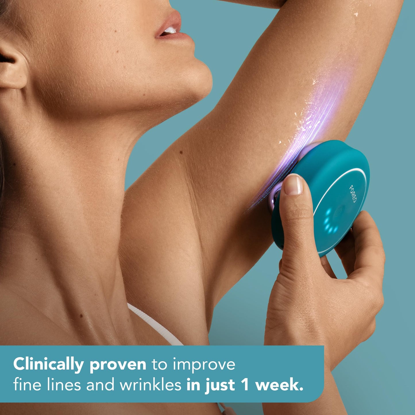 FOREO BEAR 2 body Advanced Microcurrent Body Sculpting Machine - Cellulite Massager & Lymphatic Drainage - Firm & Contour - Body Massager - Increases Absorption of Skin Care Products - Evergreen