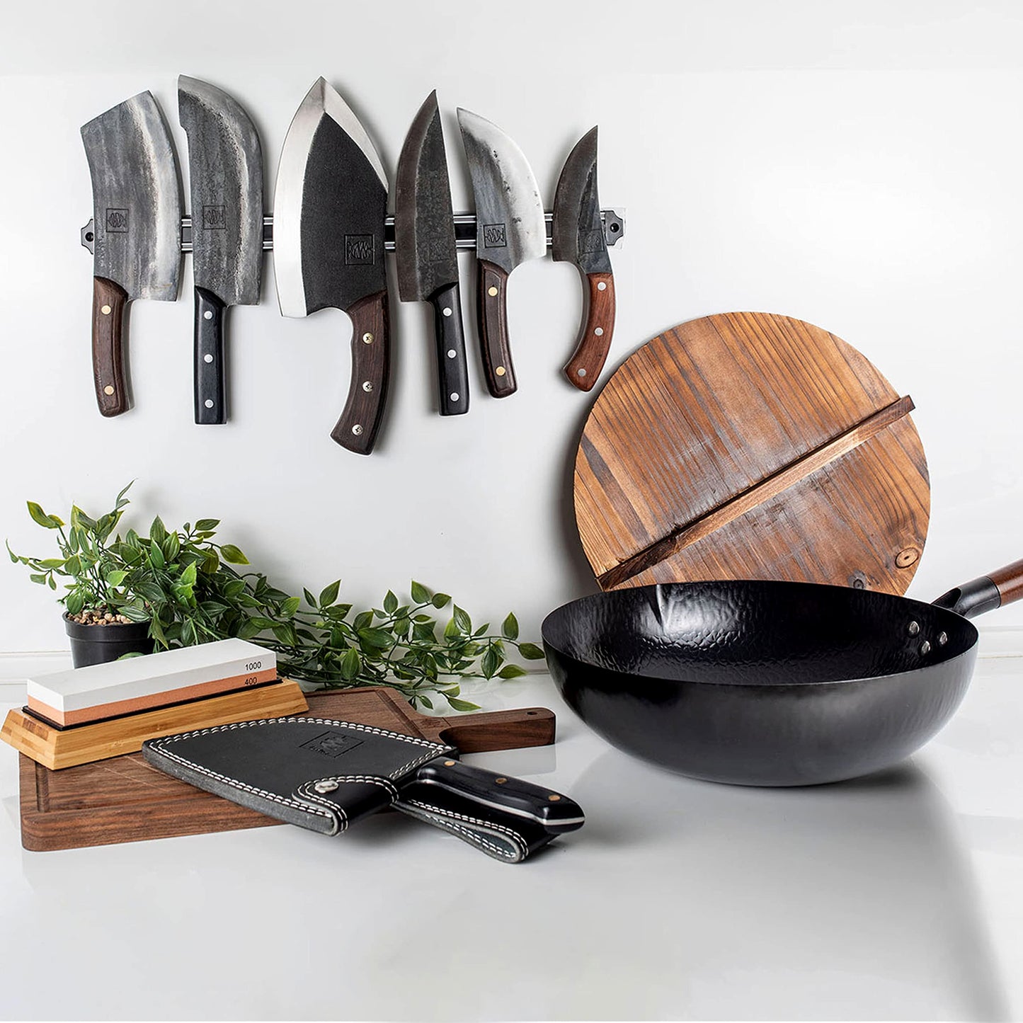 COOLINA Walnut Chopping Board - 12x9x1 Inch Charcuterie & Serving Tray for Meats, Vegetables, Cheese & More - Durable, Elegant Walnut Wood Cutting Board