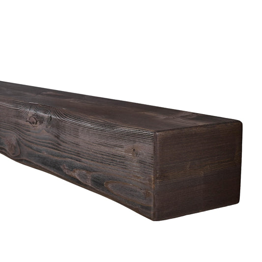 Adorwood Handmade Fireplace Mantel Shelf, Extra Wide Rustic Wood Mantles for Over Fireplace, Wall Mounted Floating Mantel Shelves for Living Room Decor (Dark Walnut, 60 inches)