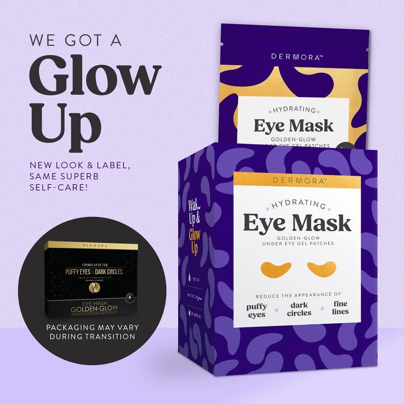 DERMORA Golden Glow Under Eye Patches
