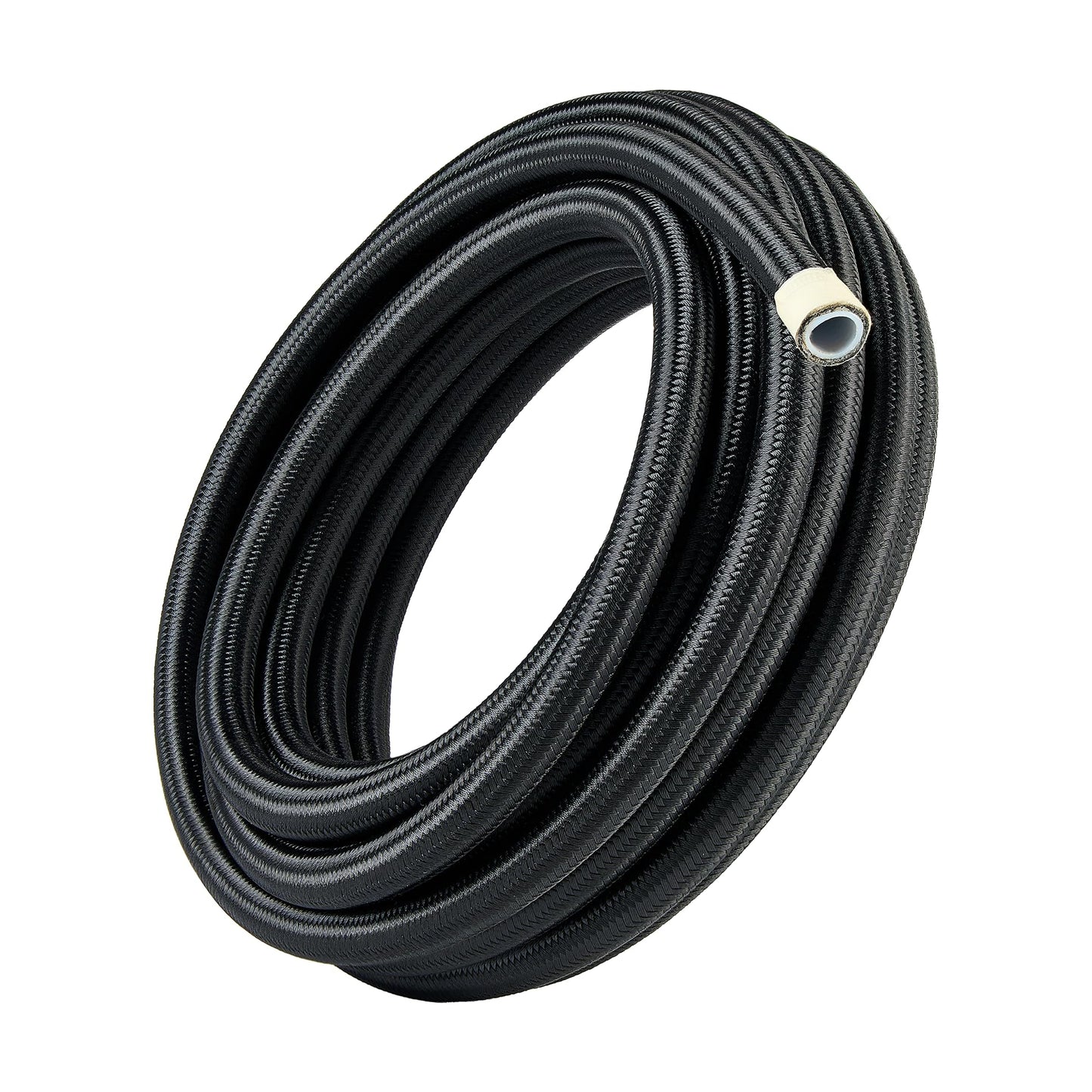EVIL ENERGY 8AN PTFE Fuel Hose Line, AN8 Fuel Line E85 Nylon Braided 5FT Black