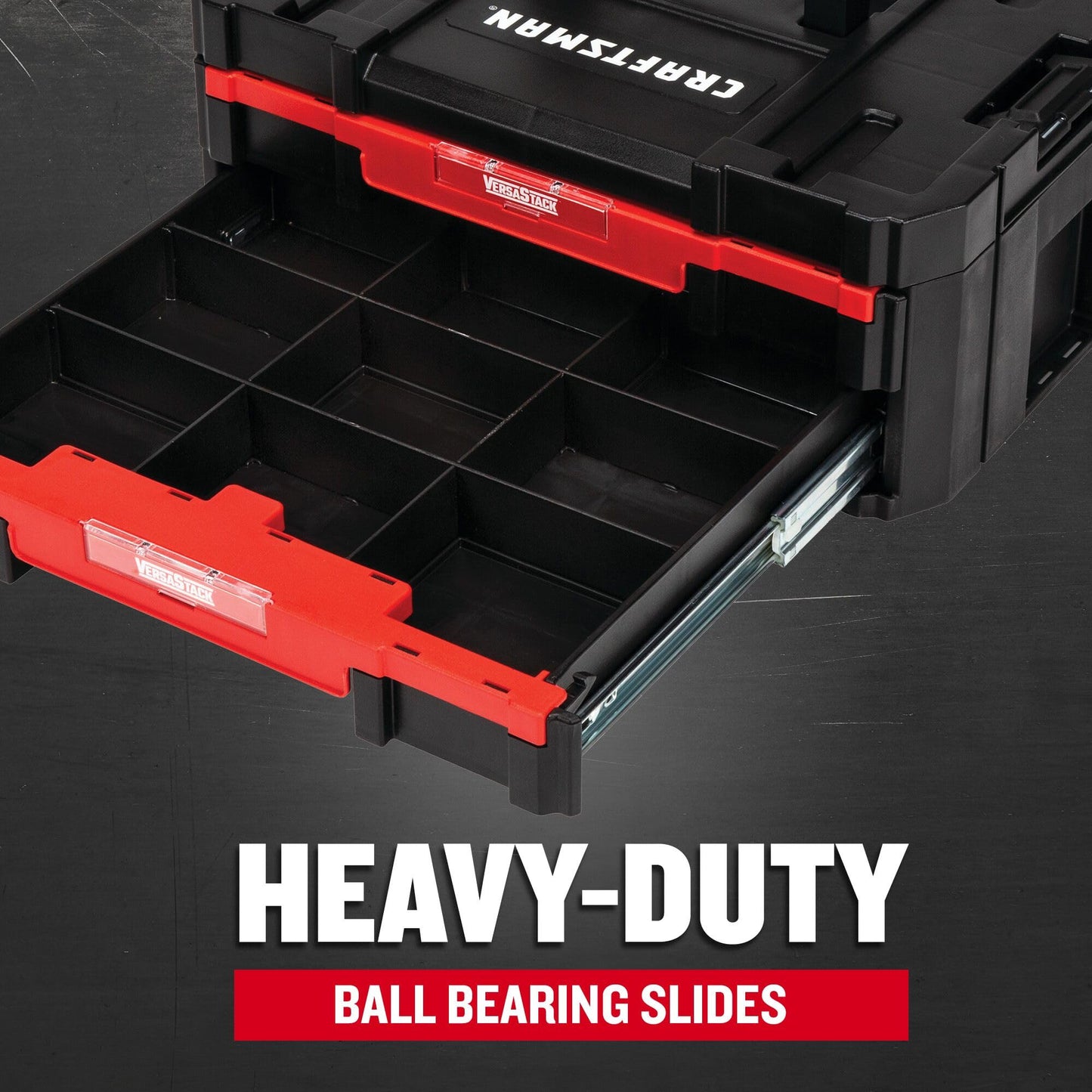 CRAFTSMAN Plastic Tool Box With Drawers, Organizer and Storage (CMST17804)