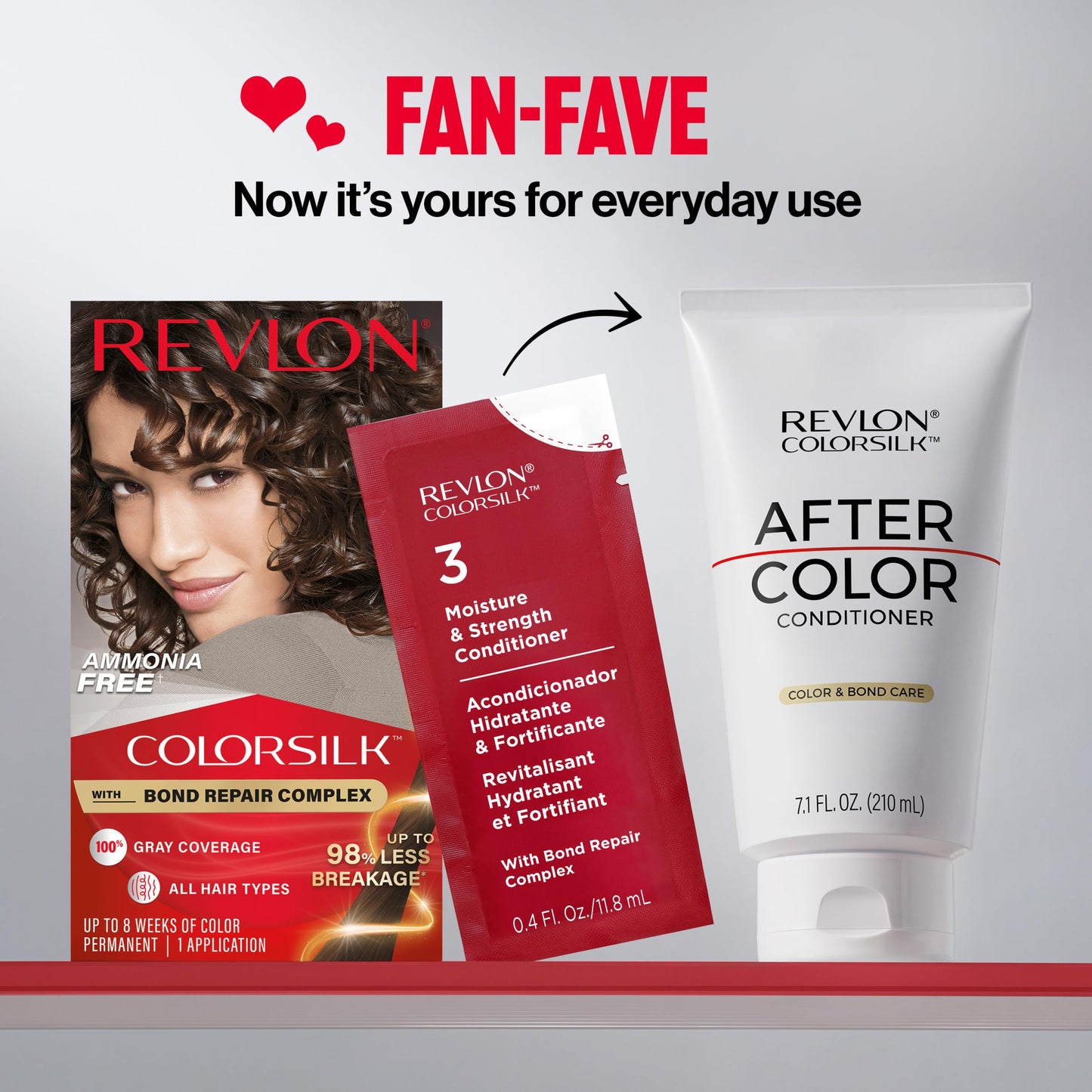 Revlon ColorSilk with Bond Repair Complex, Blonde Permanent Hair Color, 100% Gray Coverage, Ammonia Free Hair Dye, Vegan Keratin, 05 Ultra Light Ash Blonde (Pack of 3)
