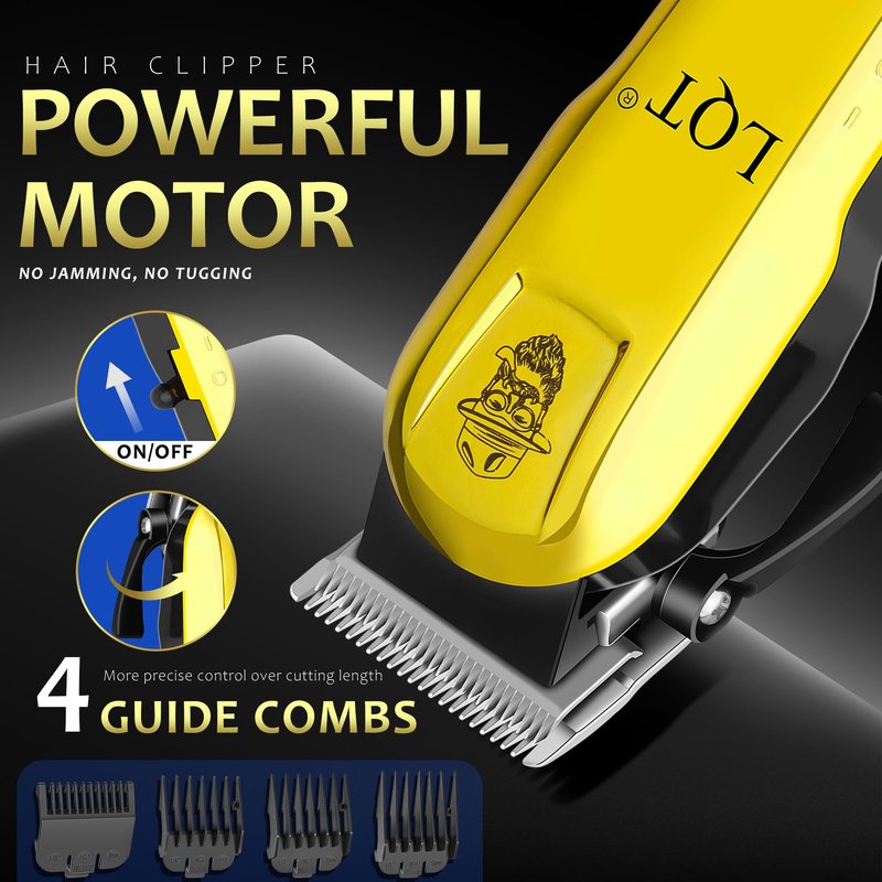 LQT Cordless Hair Clippers for Men Electric Beard and Mustache Trimmer & Foil Shaver Professional Rechargeable Hair Trimmer Gifts for Birthday Christmas to Son Husband Father Men Gifts