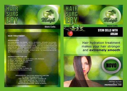 Cirugia Capilar De Celulas Madres De Manzana Con Argan (32 oz + Shampoo) Alisado Perfecto Y natural. (32oz)