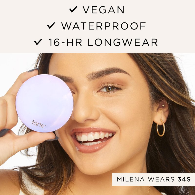 tarte face tape pressed powder – Medium-Coverage Waterproof Powder, Hyaluronic Acid & Peptides to Smooth & Set Makeup, Lightweight, Vegan & Cruelty-Free, full size, 12N fair neutral