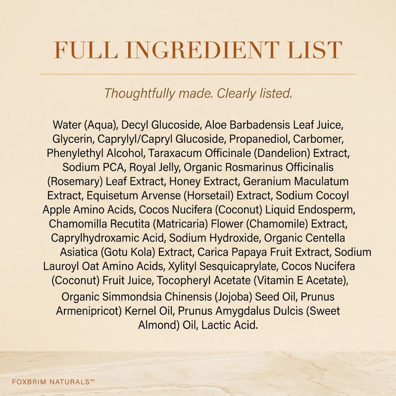 Coconut Milk & Honey Face Wash 4 fl oz – Gentle Hydrating Cleanser for Sensitive to Dry Skin | Fragrance-Free, Non-Drying Formula with Aloe & Jojoba | Ideal for Redness, Dryness & Daily Makeup Removal