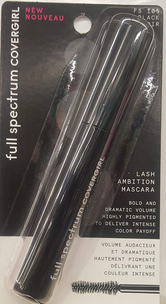 COVERGIRL Full Spectrum Lash Ambition Mascara, Very Black, 0.3 Fluid Ounce