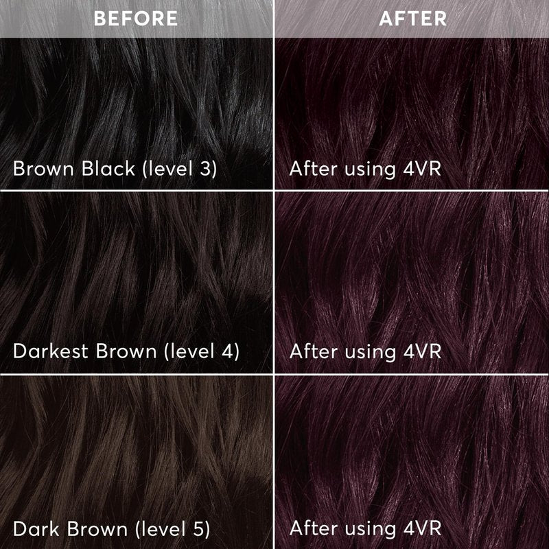 Madison Reed Radiant Hair Color Kit - 4VR Darkest Cool Sangria with Vibrant Violet Red Tones (Volterra Amethyst), Vivid Permanent Hair Dye for Bold Color & Shine | PPD-Free & Ammonia-Free, 2 Pack