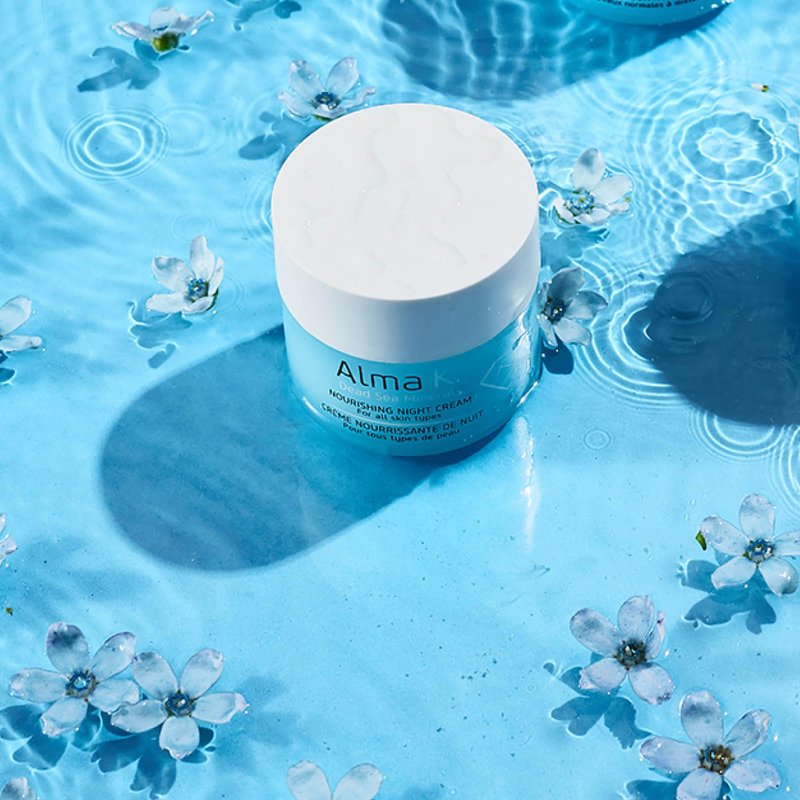 Alma K Nourishing Night Cream - Face Cream for All Skin Types - Facial Moisturizer with Dead Sea Minerals - Face Moisturizer for Women - 1.7 oz