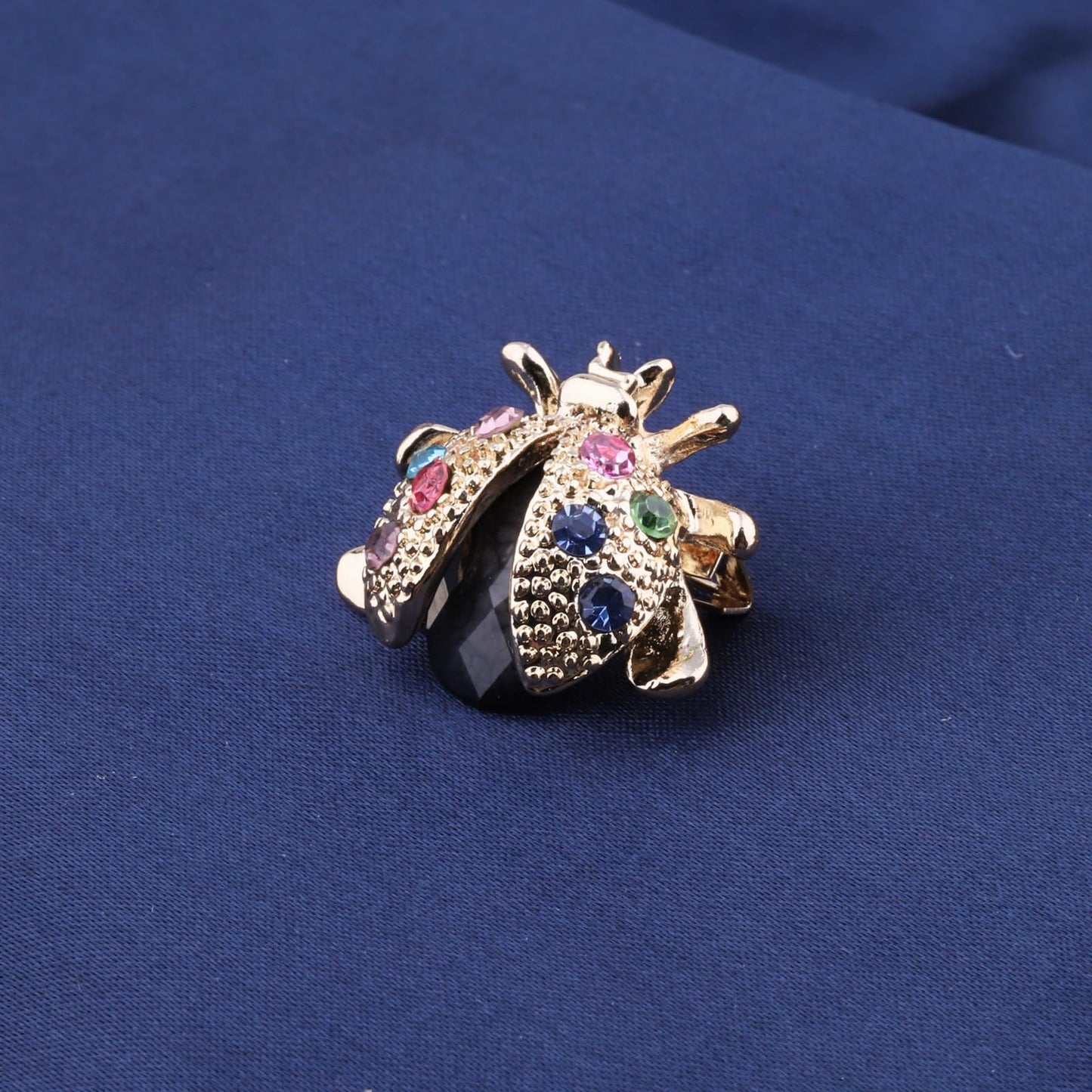 FEELMEM Crystal Rhinestone Butterfly Brooch Pin Blue Color Butterfly Brooches for For Women Wedding/Banquet/Birthday Party (yellow-2)