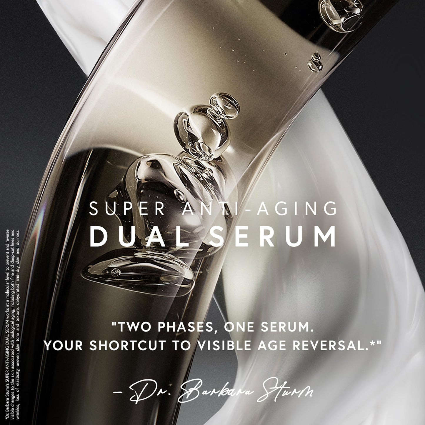 Super Anti Aging Dual Serum 1.7 Fl Oz, Hydrating Peptide and Ceramide Facial Serum, Firms Smooths Fine Lines, Strengthens Skin Barrier, Luxury Skincare By Dr. Barbara Sturm