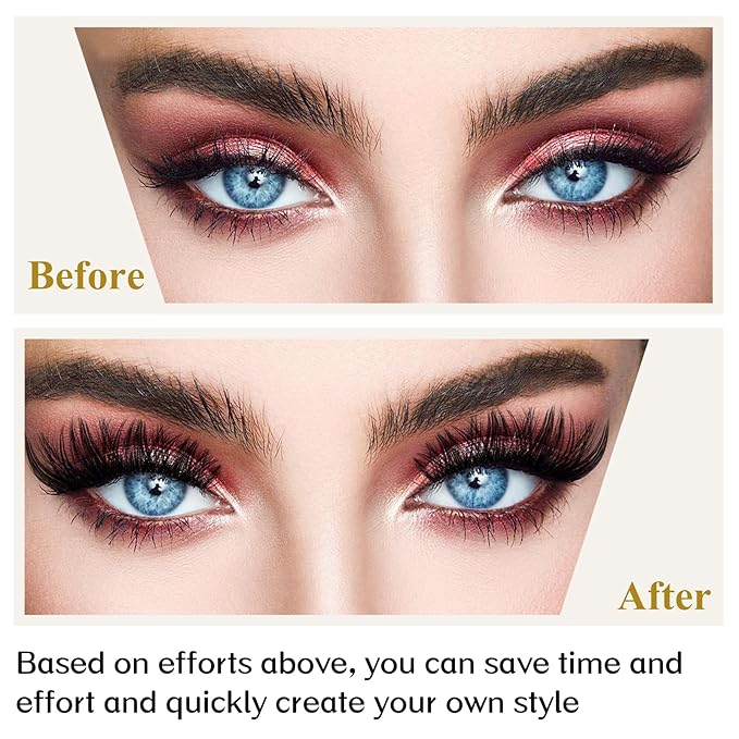 B&Q Lash Clusters B02 C Curl 18mm DIY Eyelash Extensions 72 Clusters Lashes C D Curl Mega Volume Individual Lashes Eyelash Clusters Extensions Individual Lashes Cluster DIY at Home (NM-C-18mm)