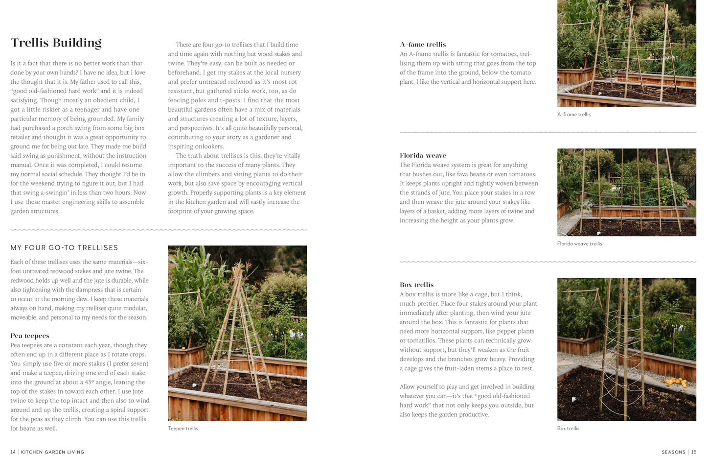 Kitchen Garden Living: Seasonal Growing and Eating from a Beautiful, Bountiful Food Garden