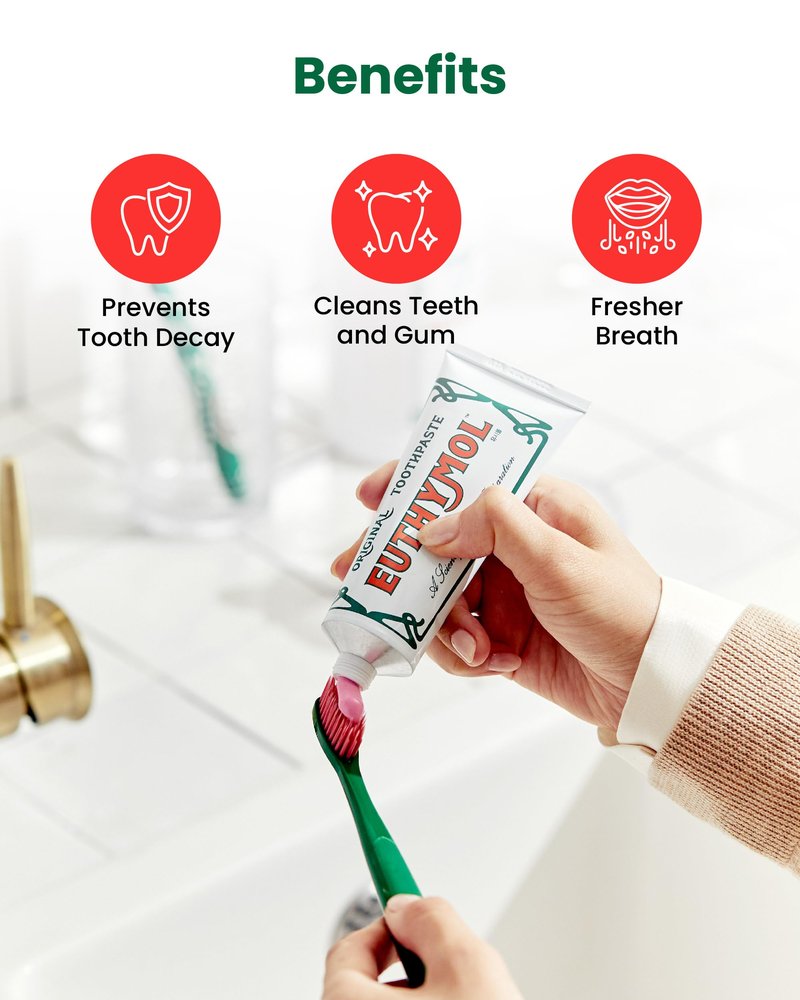 Euthymol Whitening Toothbrush (Pink, 6 Count) - Premium Soft Dual-Tension Bristles. Advanced Plaque Removal, Stain Reduction.